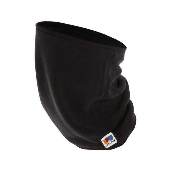 BRIXTON Arctic Fleece Neck Face Mask Gaiter in Black - NWT - Picture 3 of 5